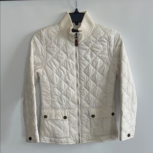 Ralph Lauren Off-White Quilted Puffer Jacket Size L (12/24) Girls